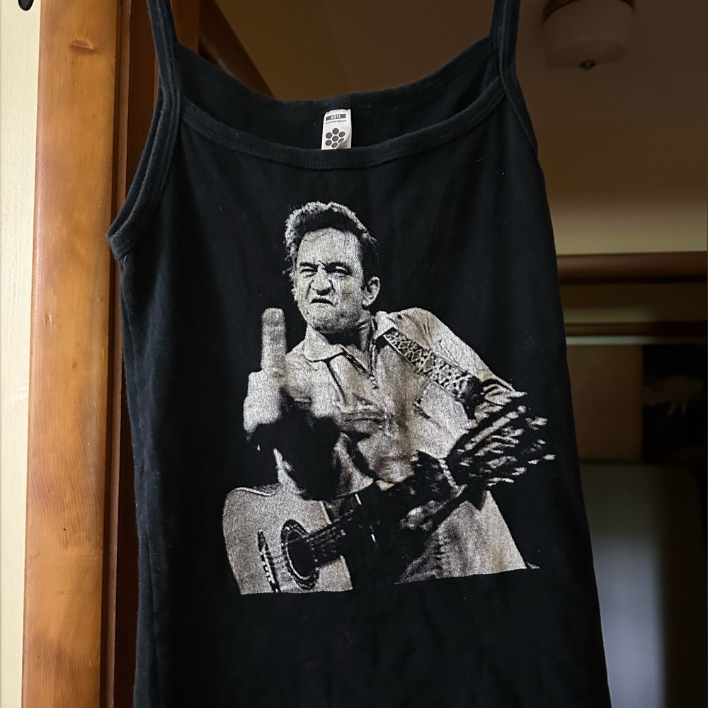 Tank Top with Johnny Cash